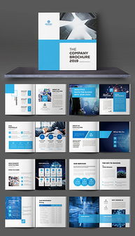 藍(lán)色數(shù)據(jù)分析企業(yè)畫冊(cè) 工業(yè)互聯(lián)網(wǎng)數(shù)據(jù)服務(wù)的視覺(jué)傳達(dá)